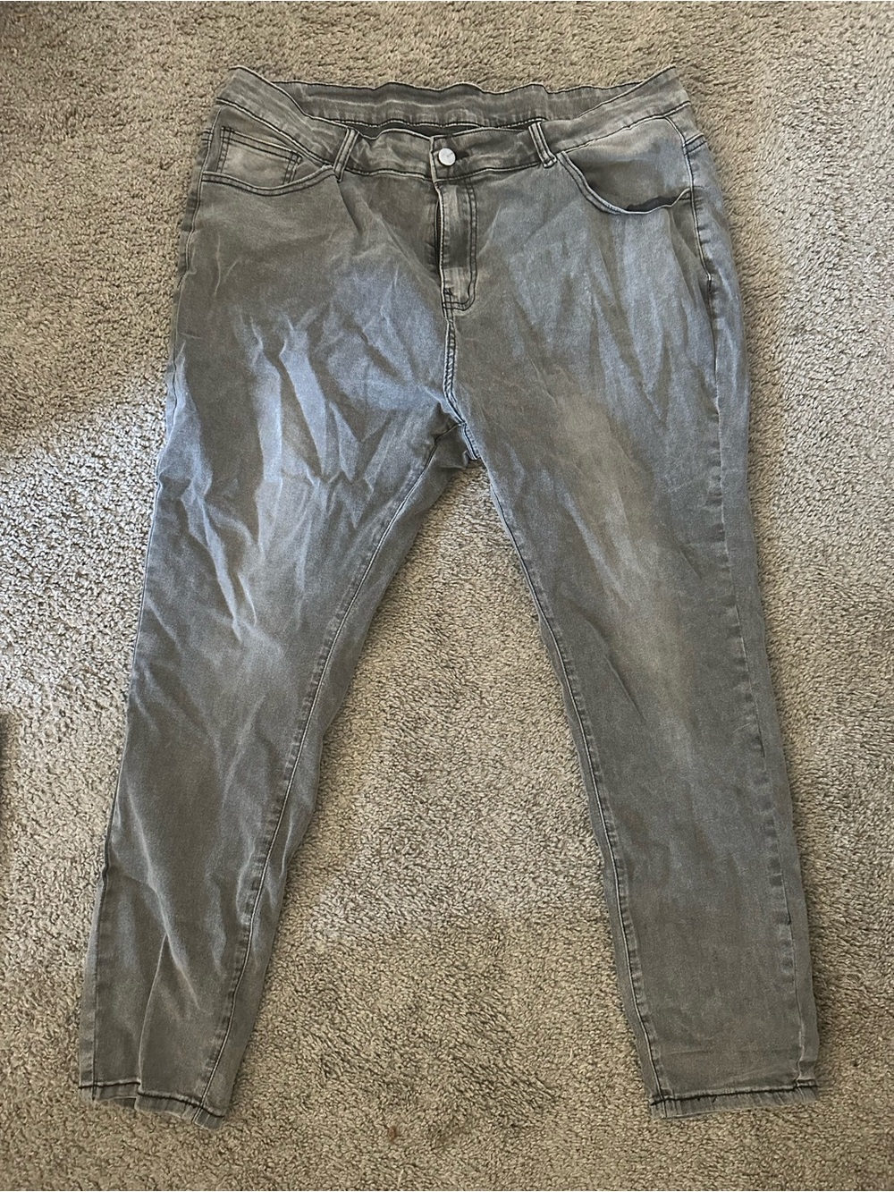 Women’s Gray Skinny Jeans - Slim Stretch Fit